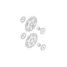 Shimano Altus/Acera/Alivio 13T Pulley Wheels