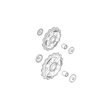 Shimano Altus RD-M310 Pulley Wheels