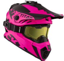 CKX Titan Airflow Extra Pinkki Kypärä+Lasit