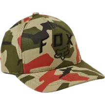 Fox Bnkr Flexfit Hat Green/Camo S/M