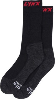Lynx X Svala Merino Black Socks Unisex