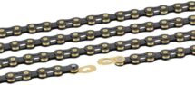 XLC CC-C05 Ultra-Black Coating, Black/Gold 11 V Ketju
