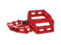 Trek Line Elite Radioactive Red Flat Pedal Set