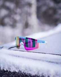 Amoq Comet Vaaleansininen Splash - Rosé Peili Aurinkolasit