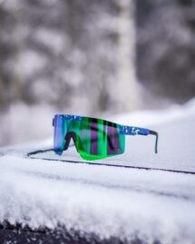 Amoq Comet Sininen Splash - Vihreä Peili Aurinkolasit
