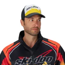 Ski-Doo X-Team Edition Yellow Curved Cap Unisex Onesize