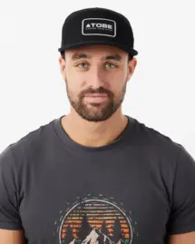 Tobe Abax Flat Bill Black Cap