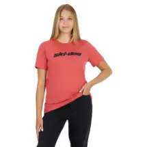 Ski-Doo Signature Raspberry Naisten T-Paita
