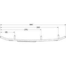 Sno-X Ripper Four Kovametalliohjainrauta Pari 4" Polaris