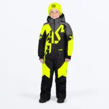 FXR Cold Cross CX Lasten Kelkkahaalari, Black/Hivis