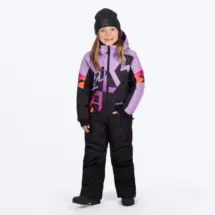 FXR Cold Cross CX Lasten Kelkkahaalari, Black/Lilac Glow