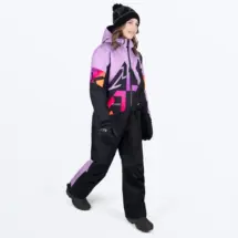 FXR Cold Cross CX Nuorten Ajohaalari, Black/Lilac Glow