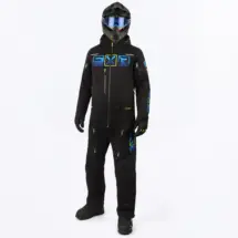 FXR Maverick Lite Miesten Kelkkahaalari Black/Blue/Hivis