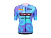 Santini Trek-Unbroken XC Team Light Blue Replica Cycling Jersey