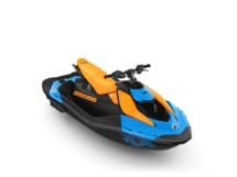 Sea-Doo Spark Trixx 90 For 3 2026 Gulfstream Blue / Orange Crush